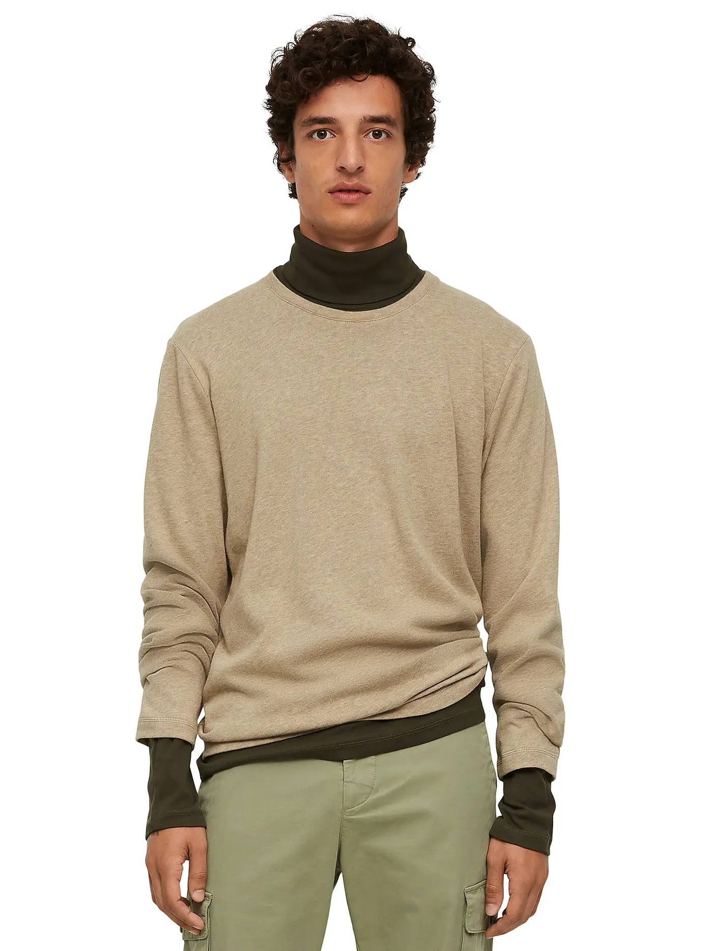 MARC O'POLO | Langarmshirt | beige